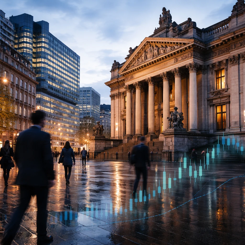 Belgian Stocks Slip at Close as Industrials, Healthcare and Consumer Services Weigh on Market