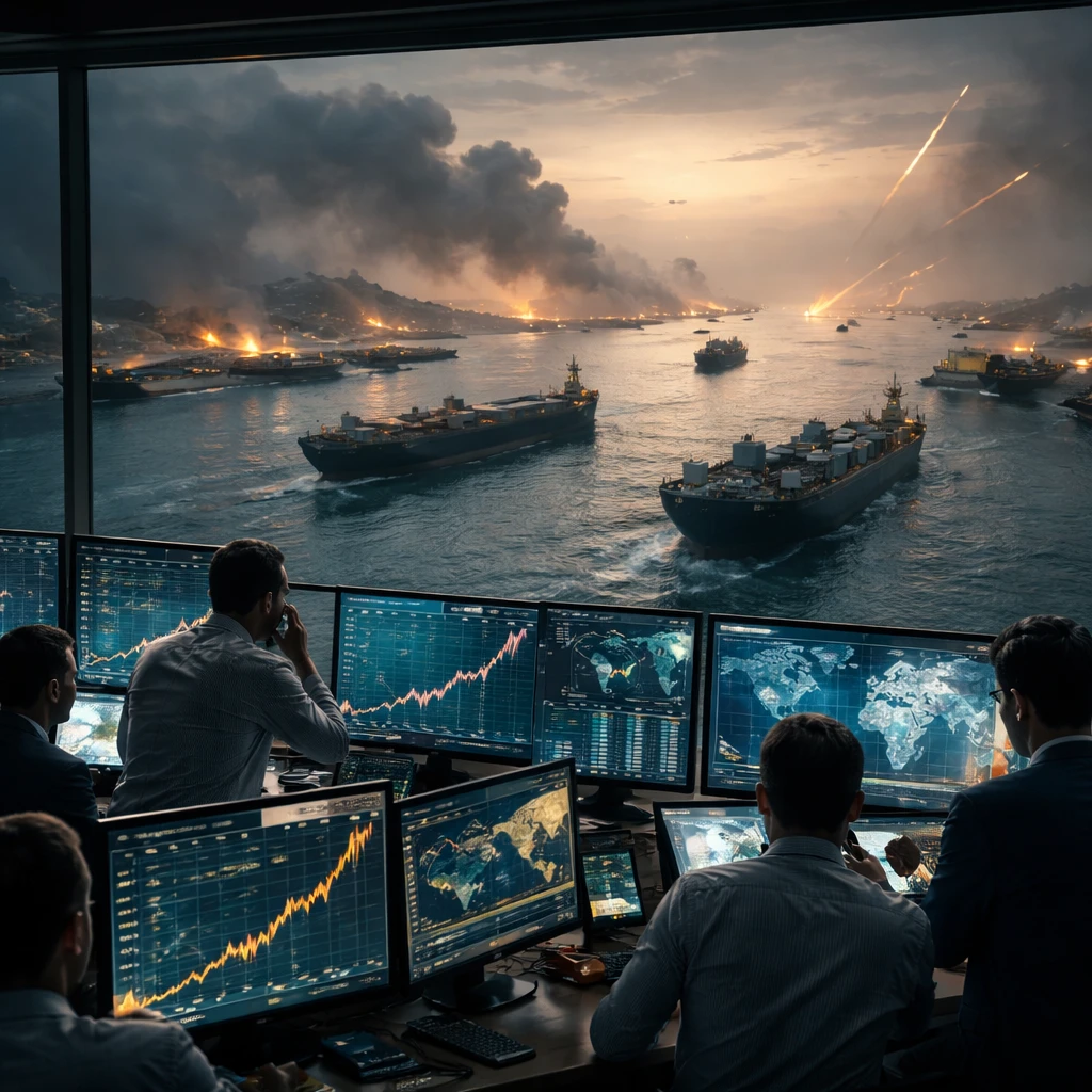 Oil Gains as New Strikes Escalate Middle East Conflict; Markets Eye U.S. Business Data