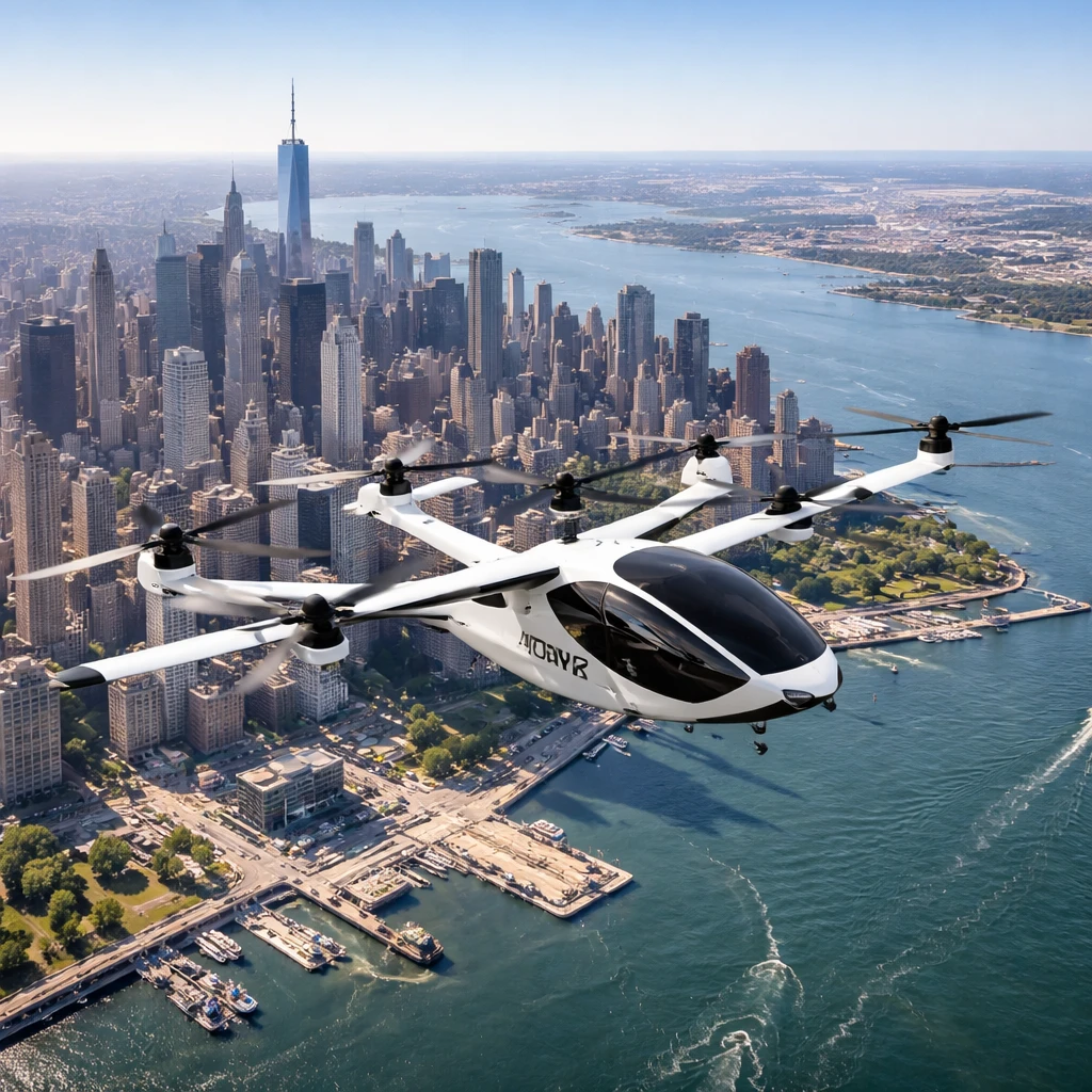 Joby shares climb after eVTOL demonstration links Manhattan and JFK in minutes