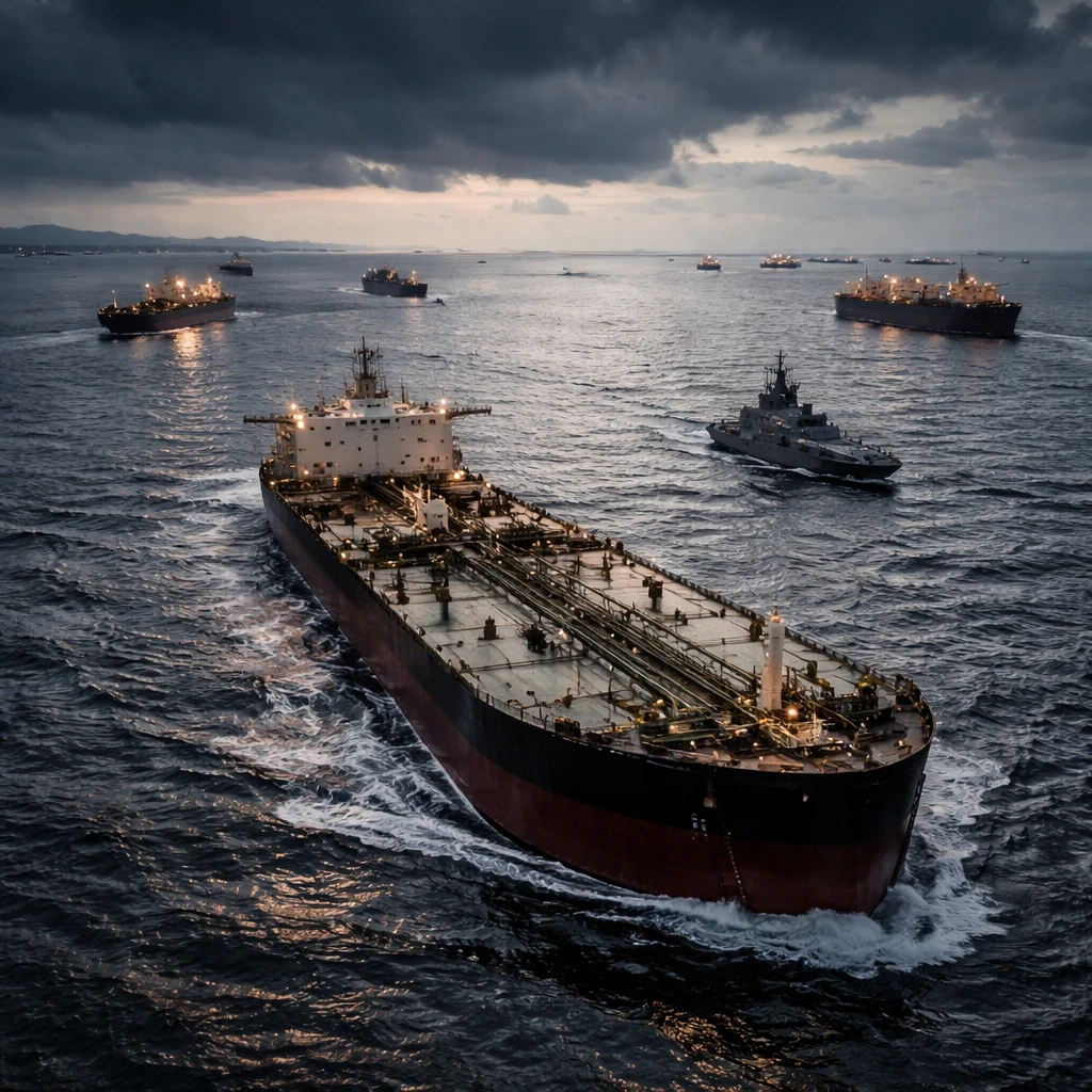 Oil spikes after U.S. seizes Iranian vessel as Strait of Hormuz is closed again