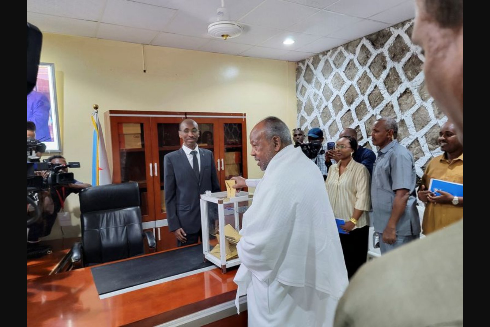 Djibouti’s President Secures Sixth Term with 97.8% of Vote, State Media Reports