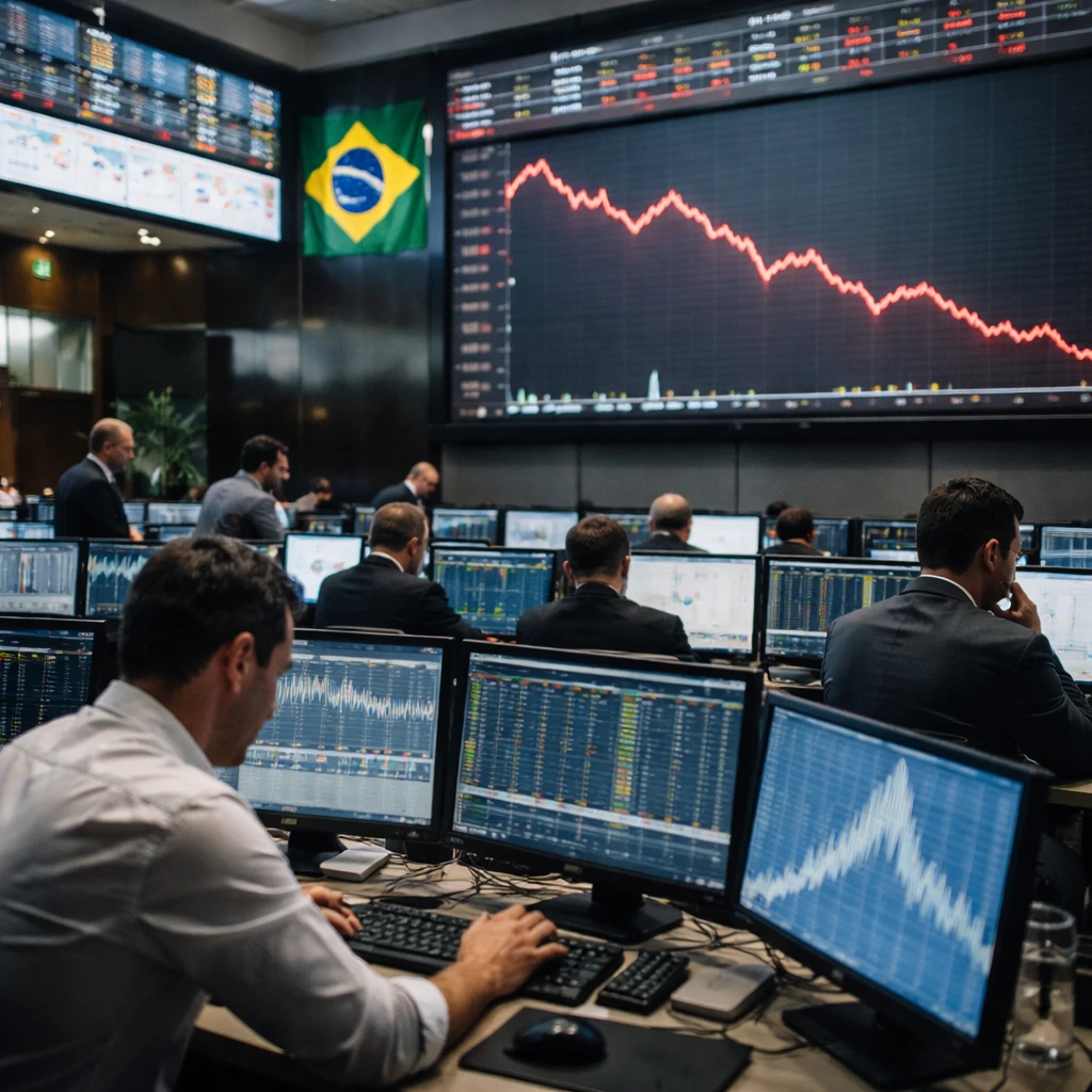 Bovespa slips as utilities, materials and real estate stocks weigh on market