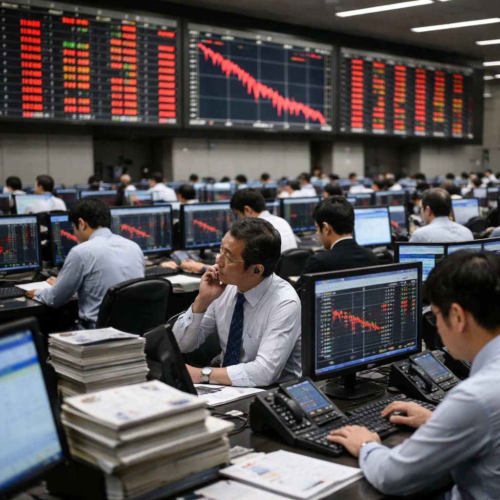 Tokyo shares slump as Nikkei drops 5.24%; broad losses across Paper & Pulp, Transport and Communication