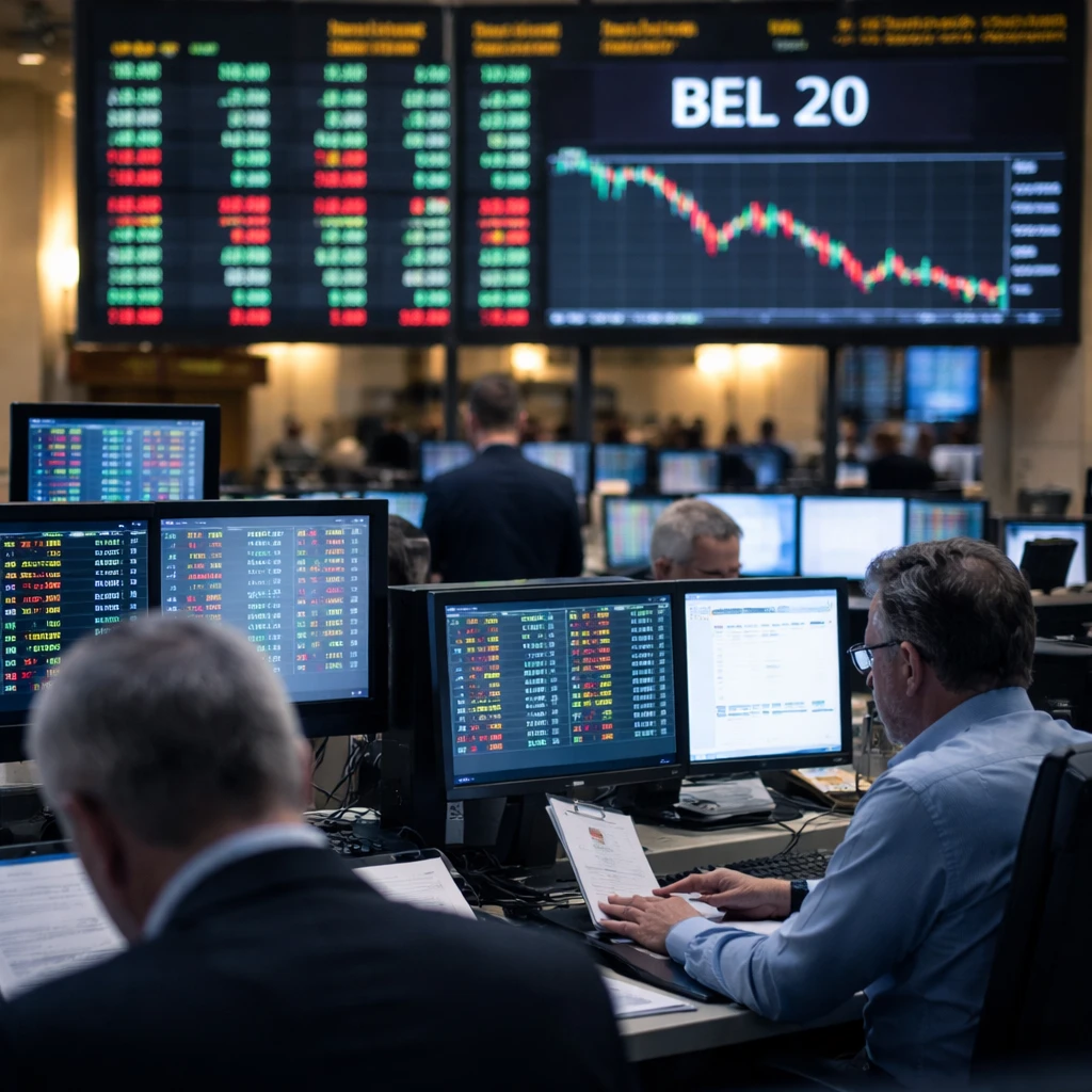 Belgian Stocks Slip at Close as Industrials, Healthcare and Consumer Goods Drag Index Down