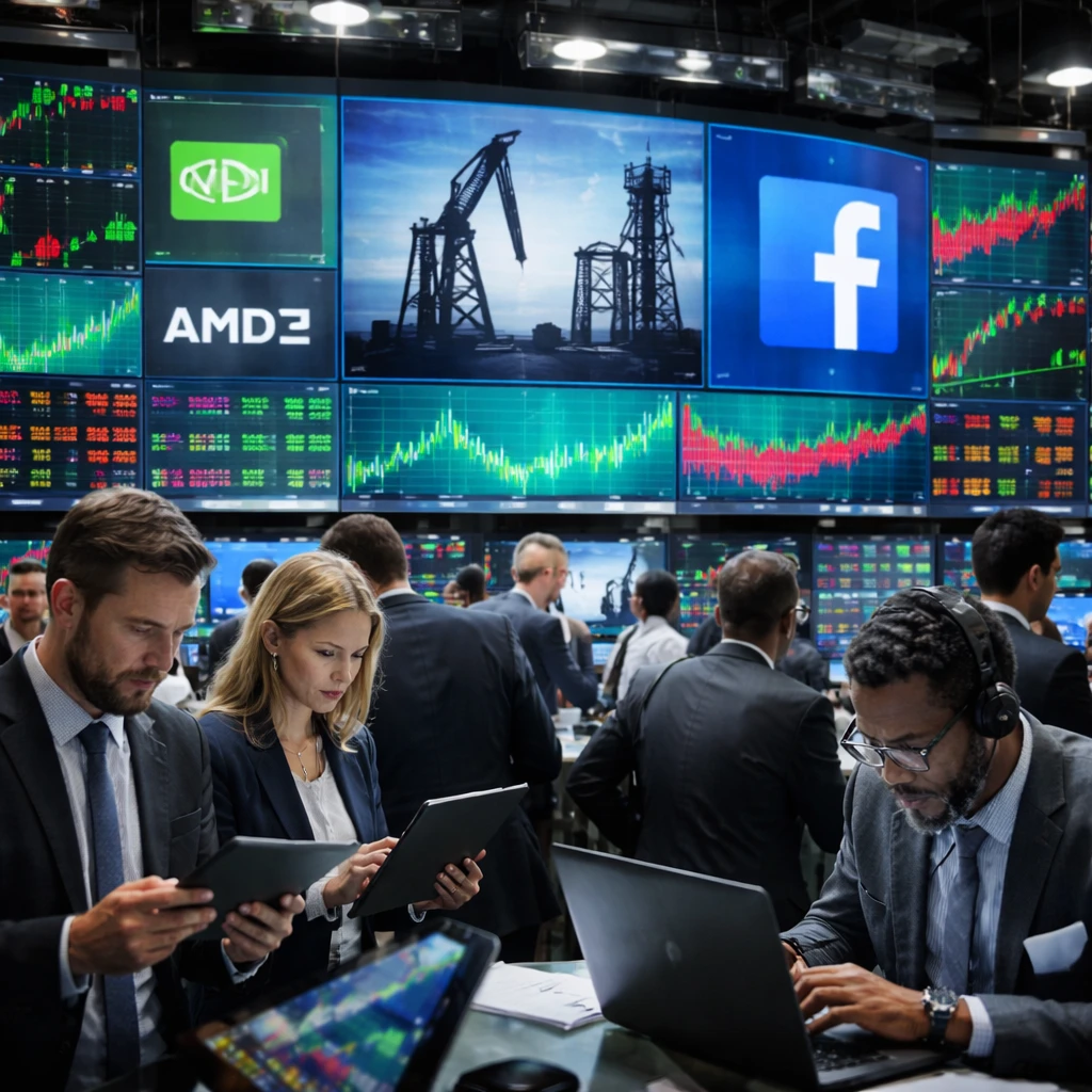 Tech and Energy Stocks Drive Wide Swings as Mega-Caps Lead Movers