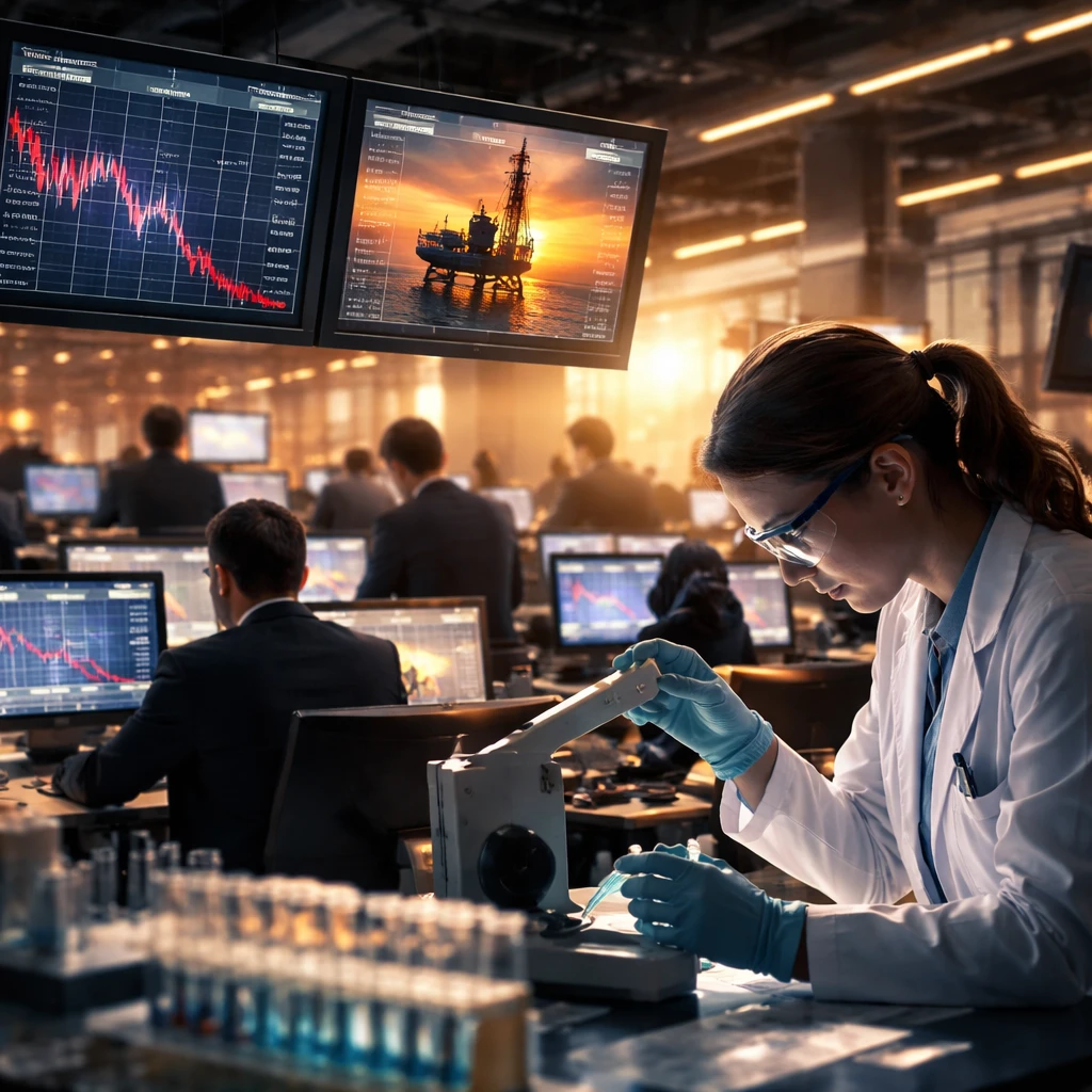 U.S. Futures Slump as Oil Tops $100; Biotech and Chip Names Drive Premarket Moves