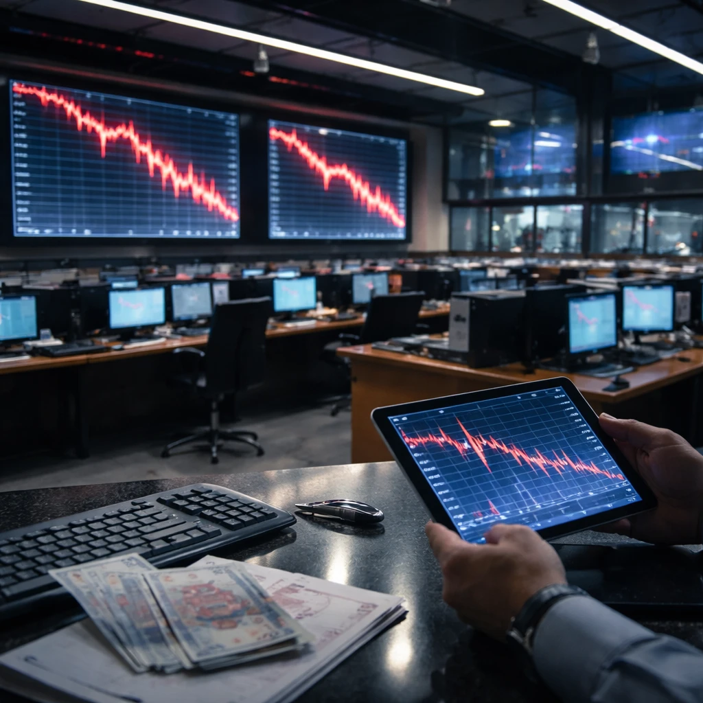 Istanbul stocks fall as BIST 100 slips 1.81% amid sector-led weakness