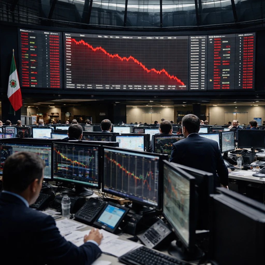 Mexico's S&P/BMV IPC Drops 1.82% as Industrials and Consumer Names Weigh on Market