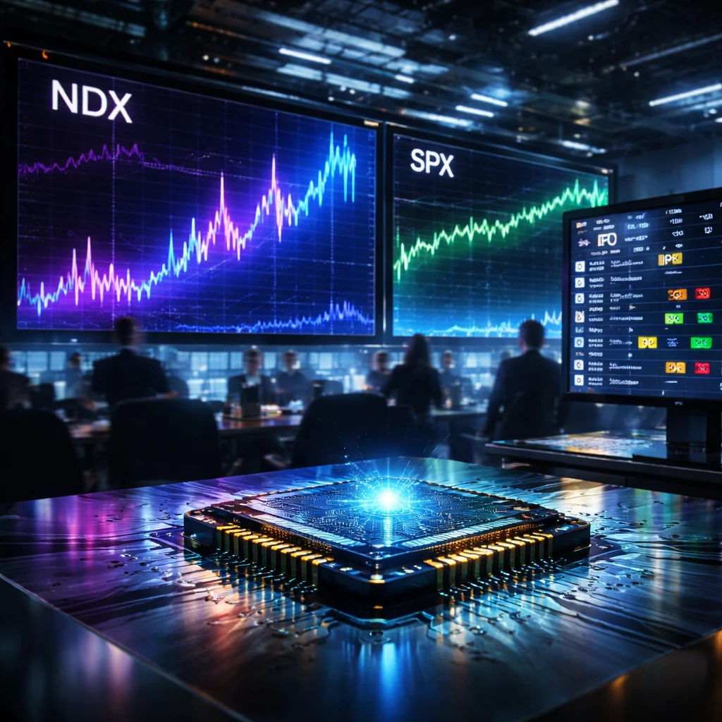 BofA Bets on Nasdaq-100 Upside and Volatility Against S&P 500 as AI IPOs and Index Rules Shift