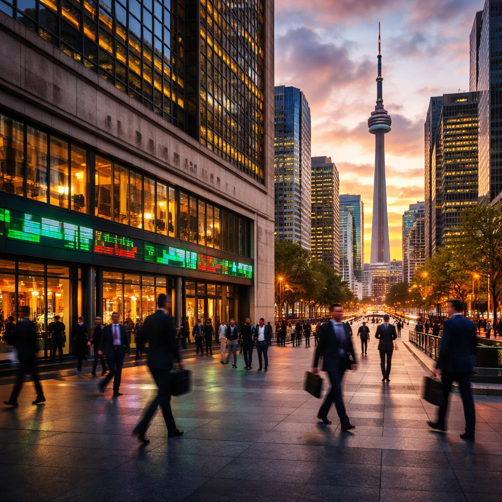 Toronto Market Climbs as Discretionary, Tech and Materials Lead; Oil Drops Sharply