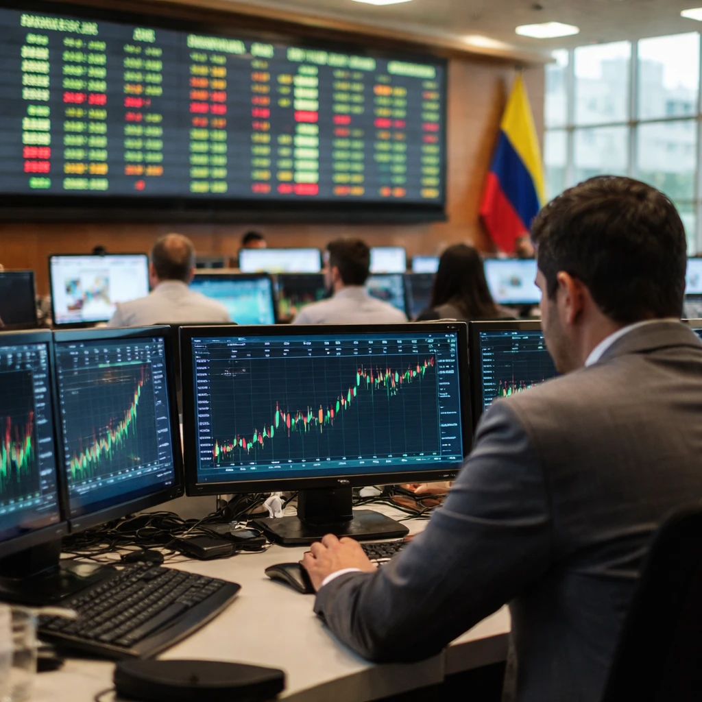 Colombian equities finish higher as COLCAP inches up 0.31%