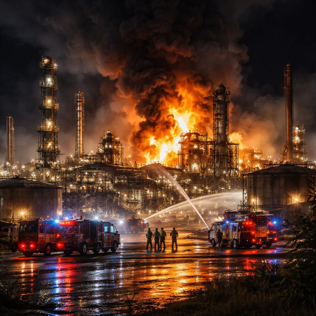 Major Fire at Geelong Refinery Forces Production Cuts; Supply Implications for Victoria