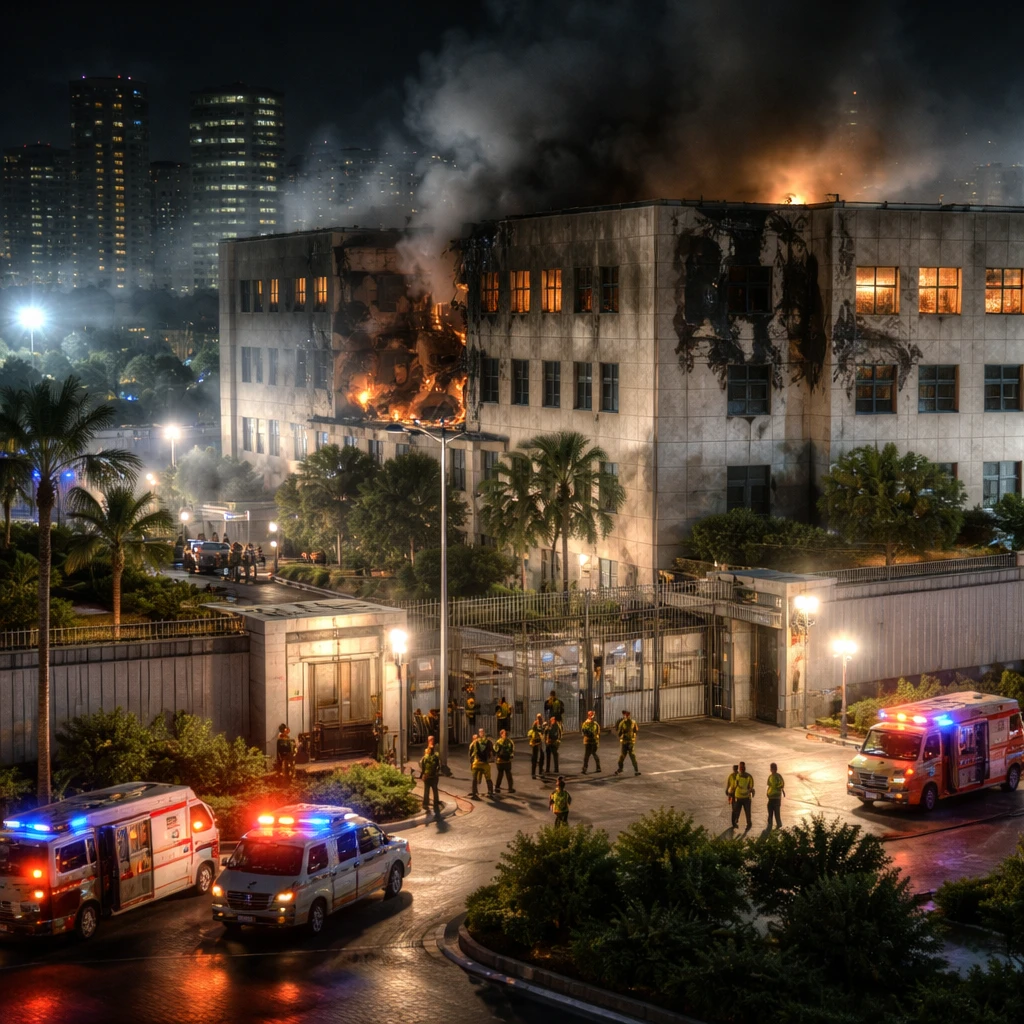 Iranian Drone Strike Caused Widespread Damage Inside U.S. Embassy Compound in Riyadh