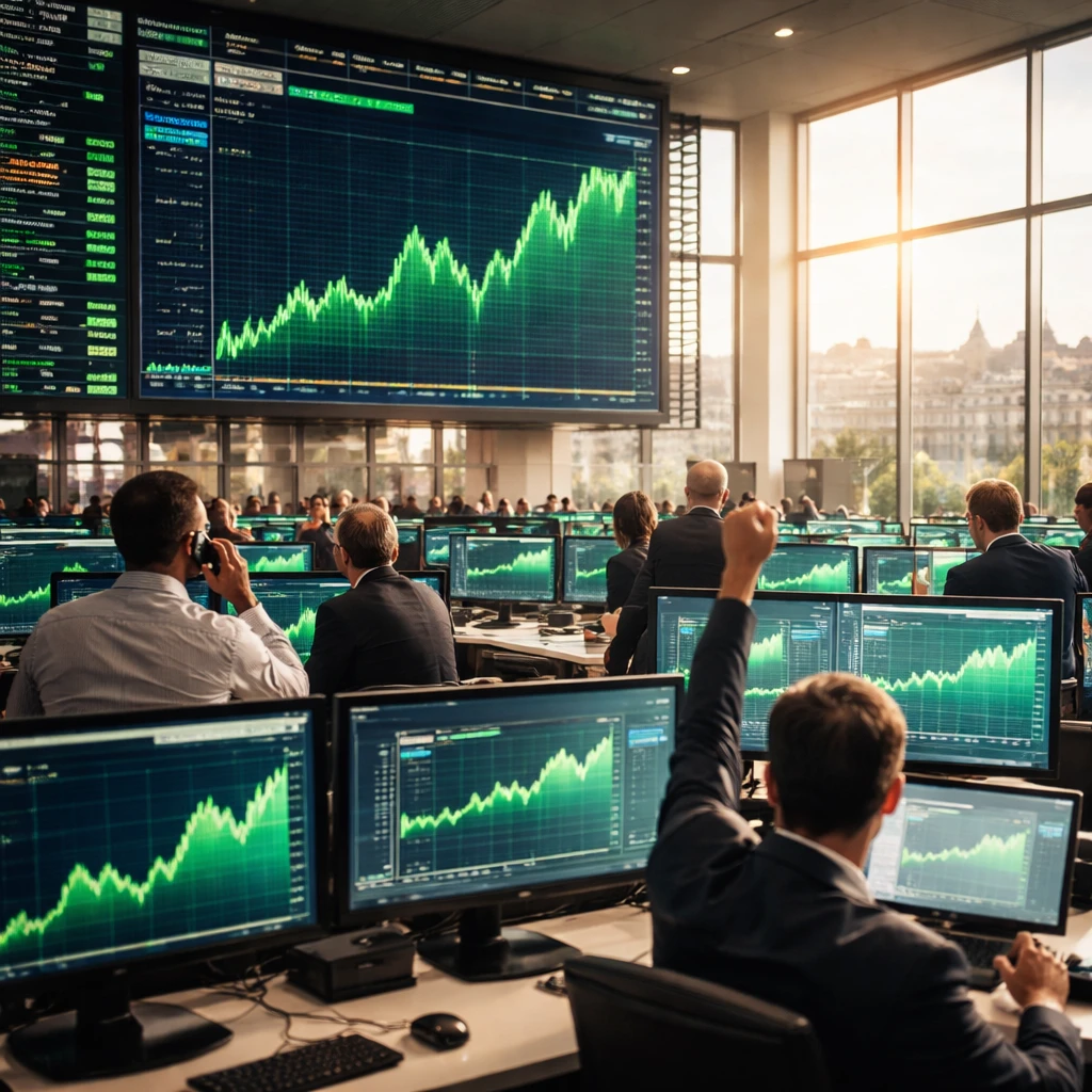 Spanish Stocks Close Strong; IBEX 35 Jumps 3.11% Led by Construction and Industrials