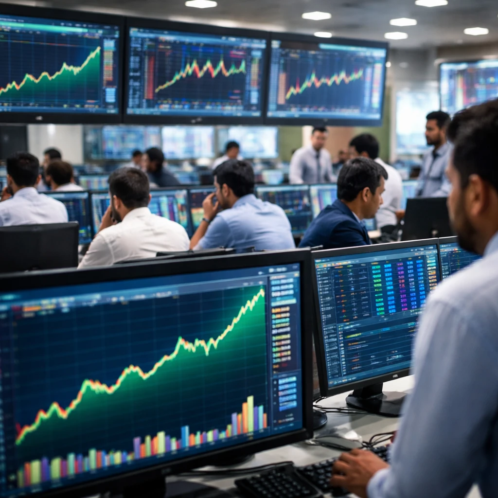 Indian Markets Close Higher; Nifty 50 Climbs 0.87% to One-Month High