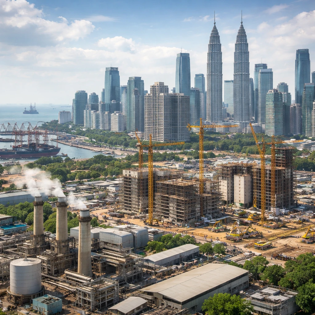 Malaysia Q1 GDP Rises 5.3% Year-on-Year, Pace Eases from Prior Quarter