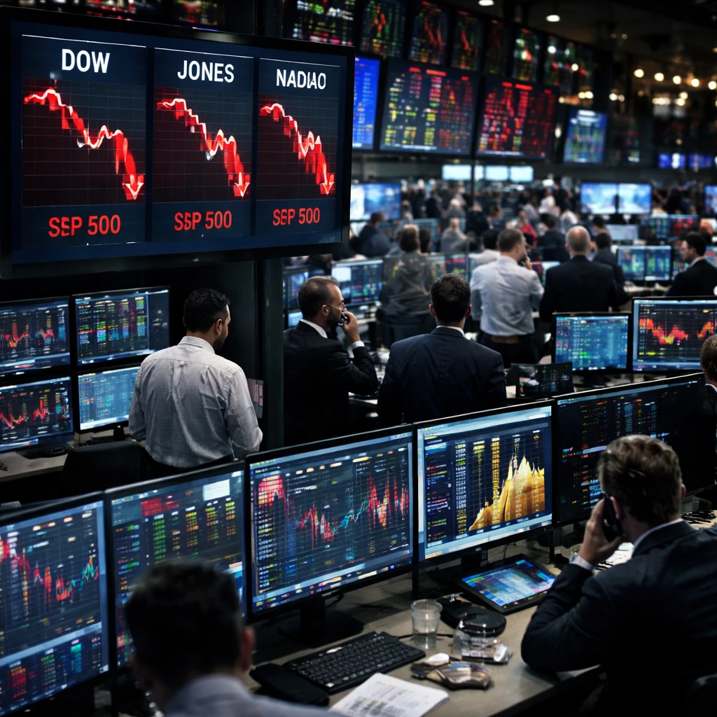 U.S. Equities Slip as Tech, Industrials and Consumer Goods Lead Declines