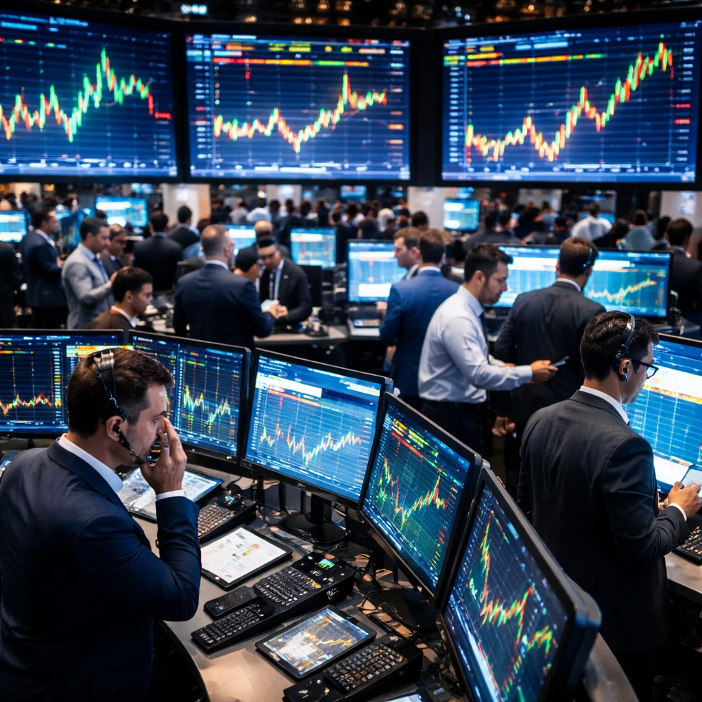 Tech Winners, Chip and Industrial Losers Mark a Volatile Friday Session