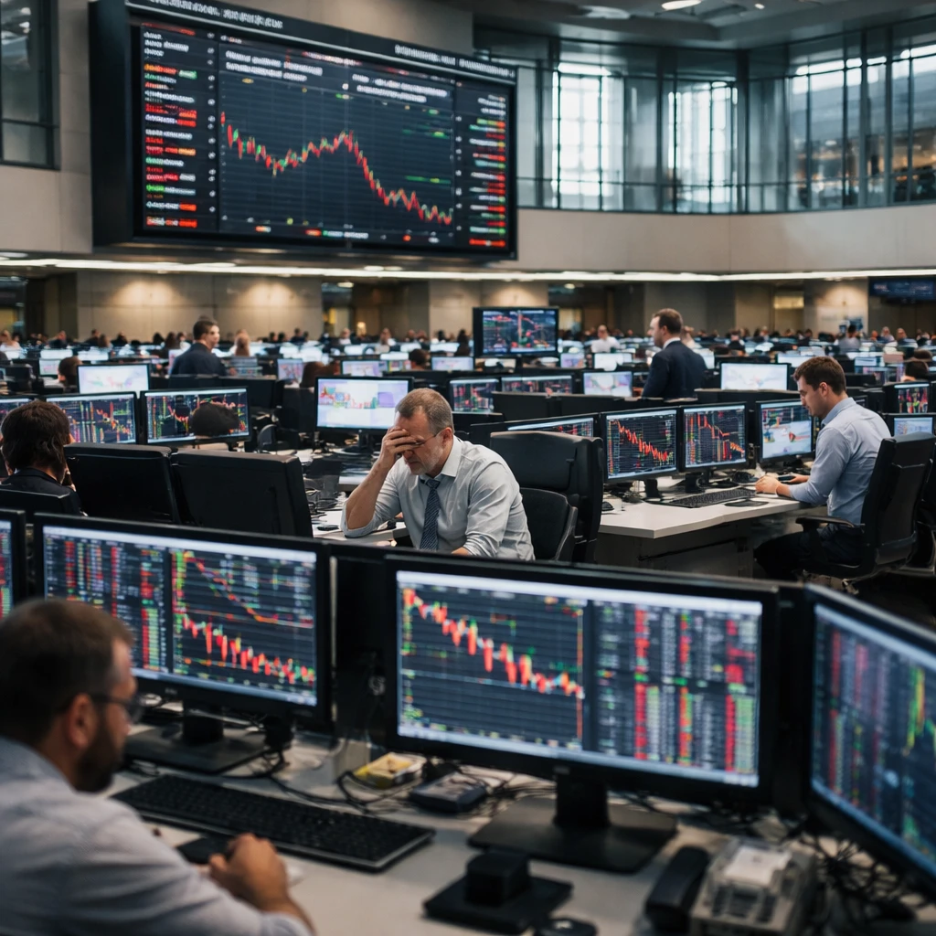 Frankfurt Stocks Retreat as DAX Drops Just Over 1%