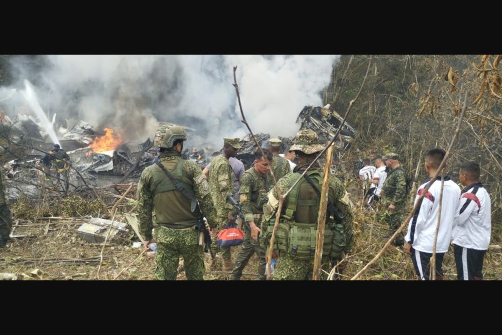 Colombian C-130 Crash Kills 66 as Authorities Search for Four Missing