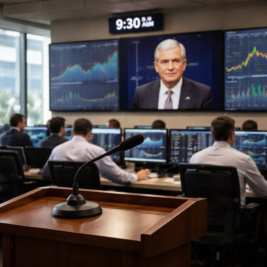 Powell’s Remarks Take Center Stage as Markets Eye Key Data and Auctions
