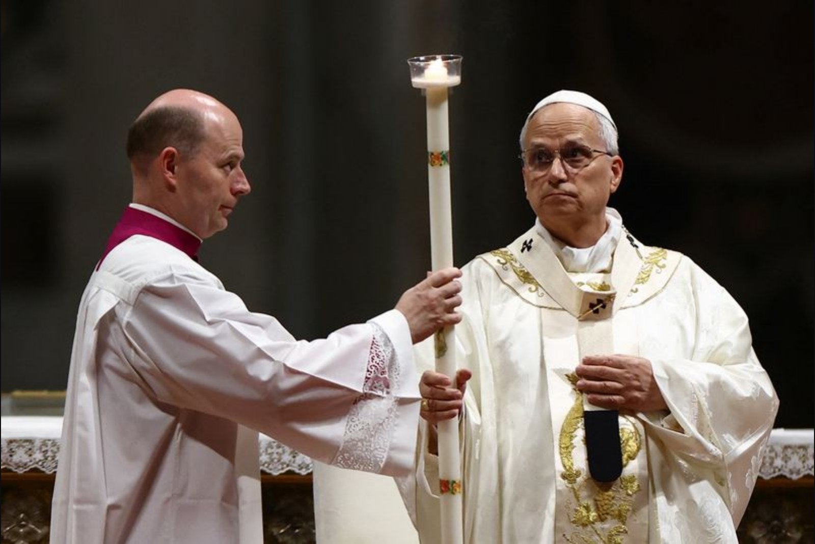 Pope Leo at Easter Vigil Urges Catholics Not to Become Desensitized to War