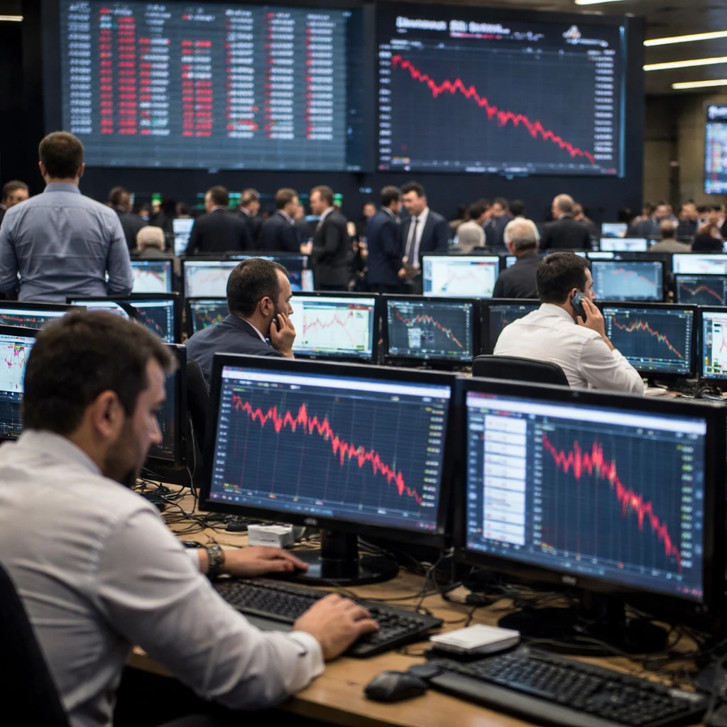 Istanbul Stocks Slip as BIST 100 Ends Down 1.83%; Banking and Trade Sectors Weigh