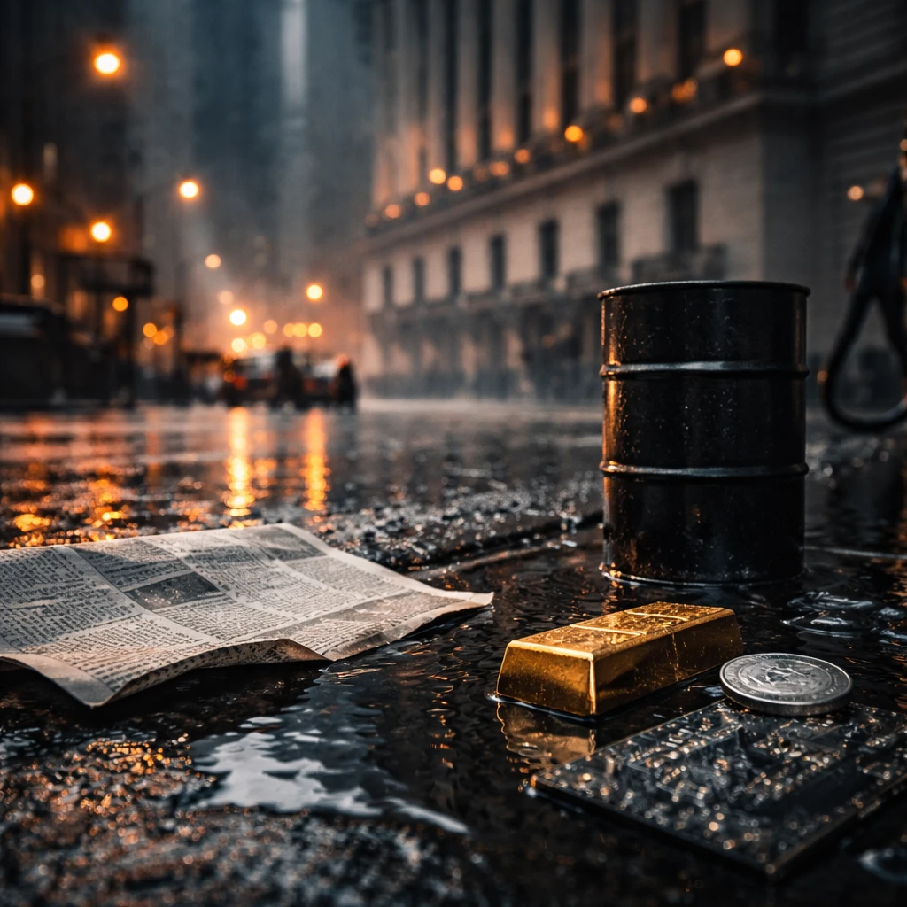 A Risk-Off Close With a Commodity Pulse: Stocks Slump, Energy and Metals Refuse to Flinch