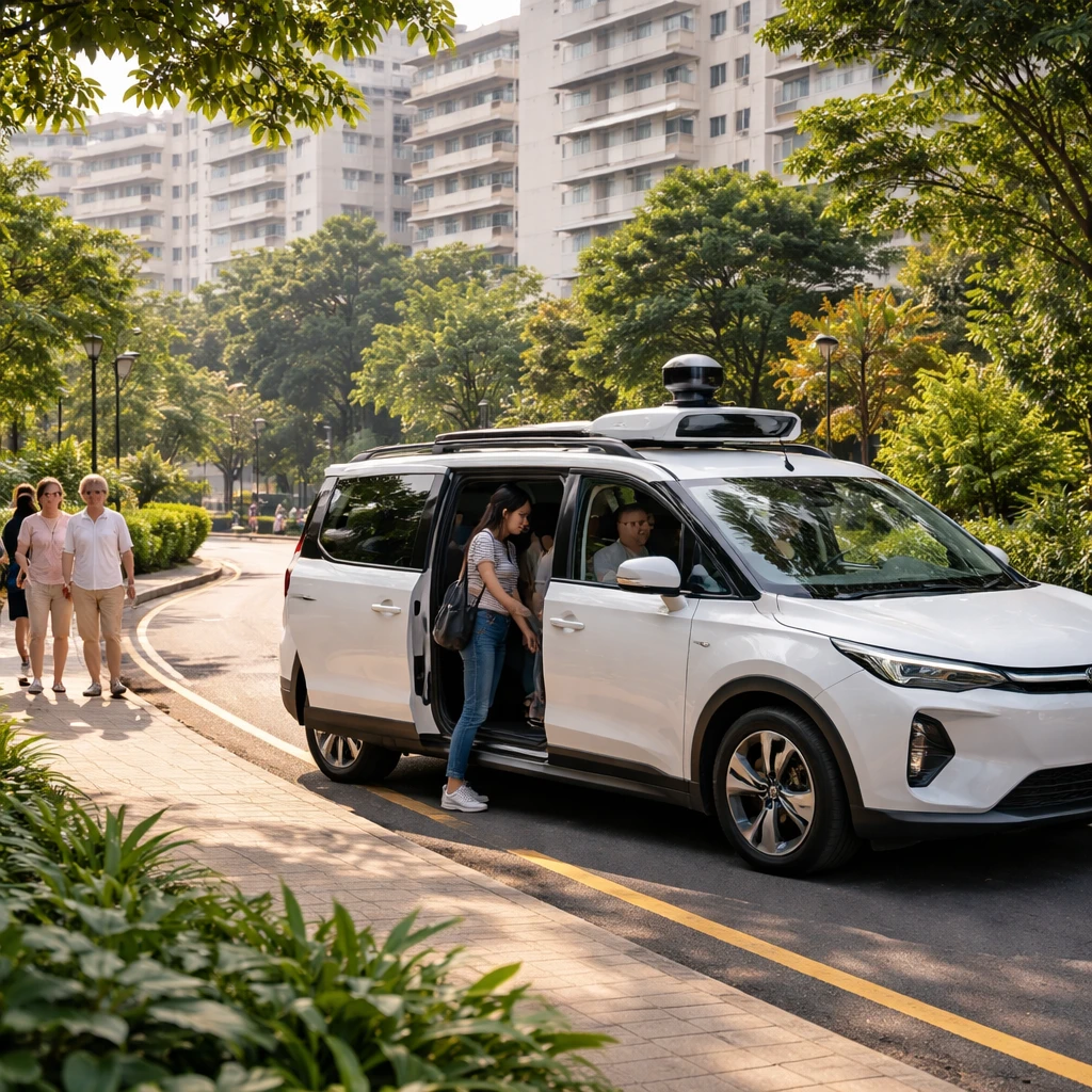 Grab and WeRide Begin Robotaxi Service in Singapore Residential Estate