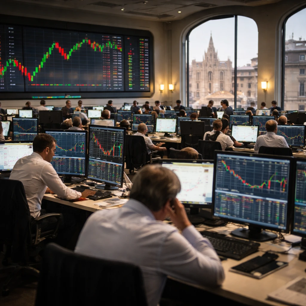 Milan bourse slips as chemicals, industrials and financials drag index down