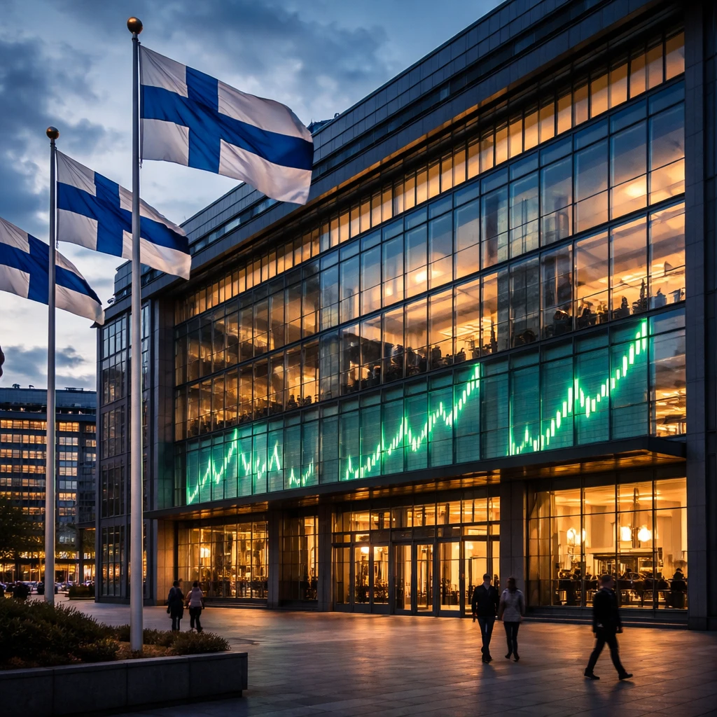OMX Helsinki 25 Closes at Record High as Energy, Telecoms and Utilities Lift Market