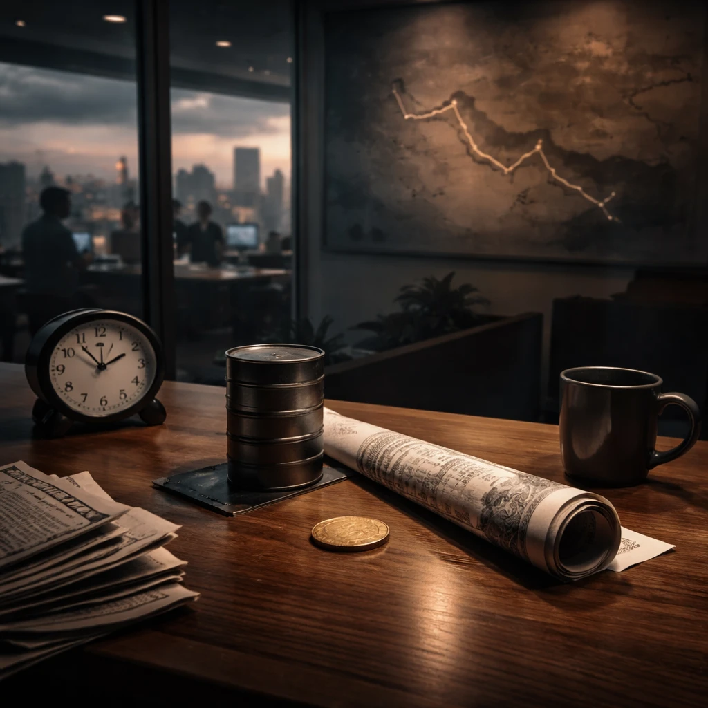 Close: Oil up, yields up, nerves up. Stocks blink first.