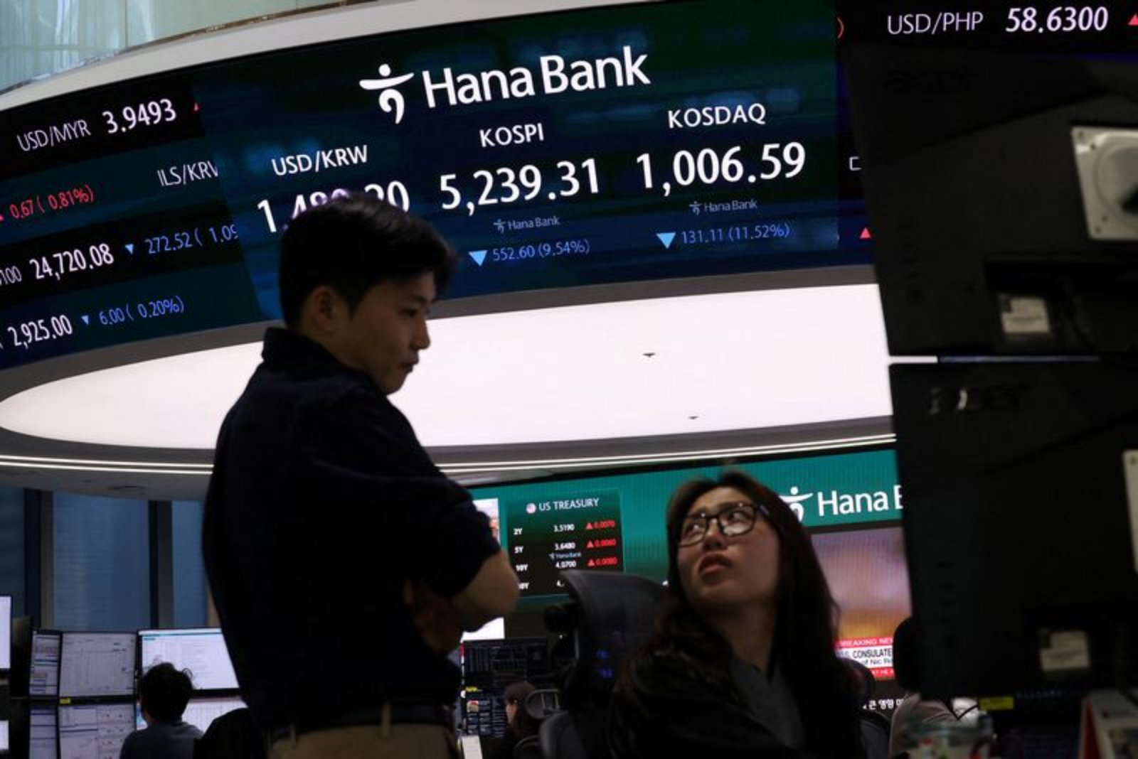 Asia's central banks step in to steady markets as oil shock bites South Korea and the Philippines