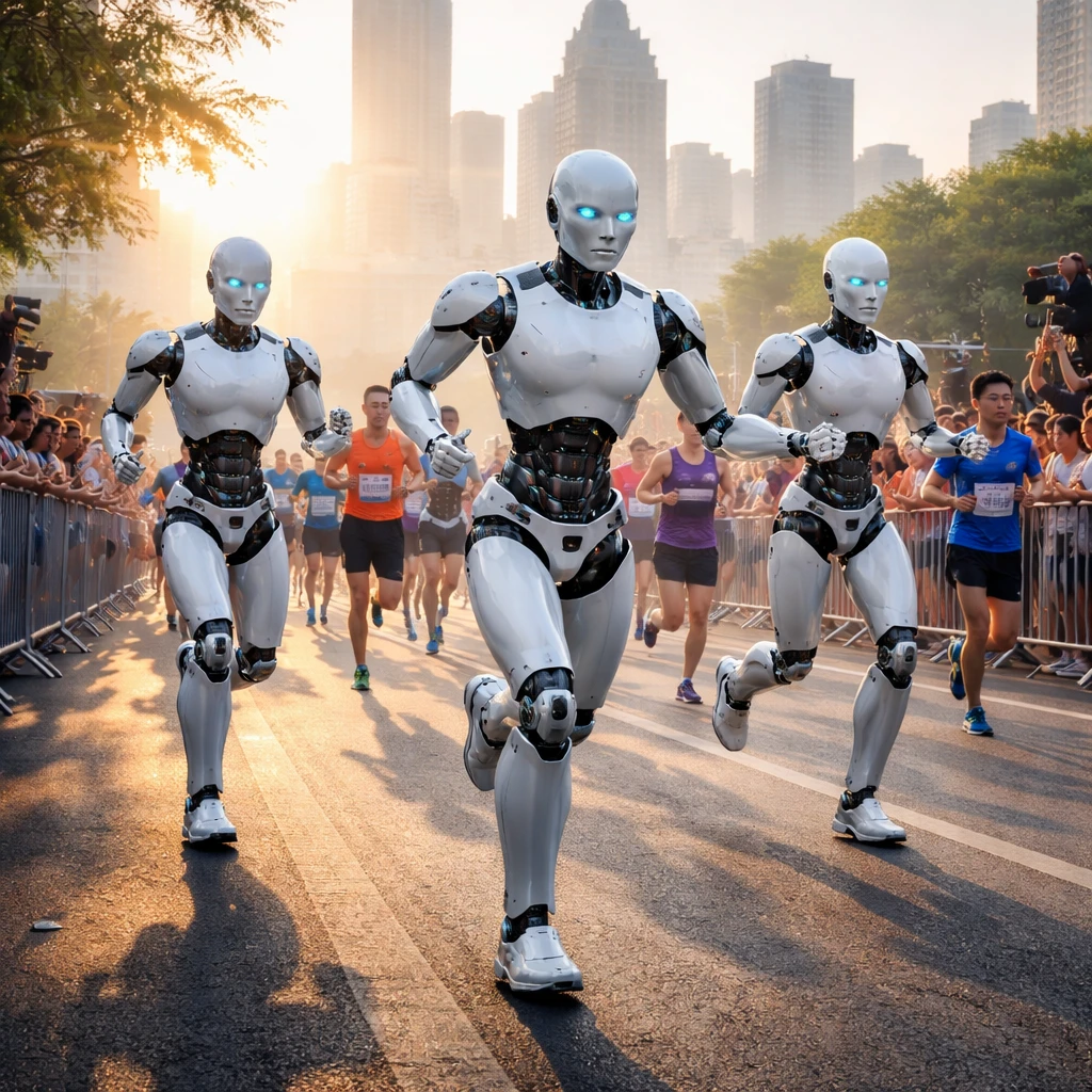 Beijing Half-Marathon Spotlights Humanoid Robots as Chinese Robotics Stocks React Unevenly