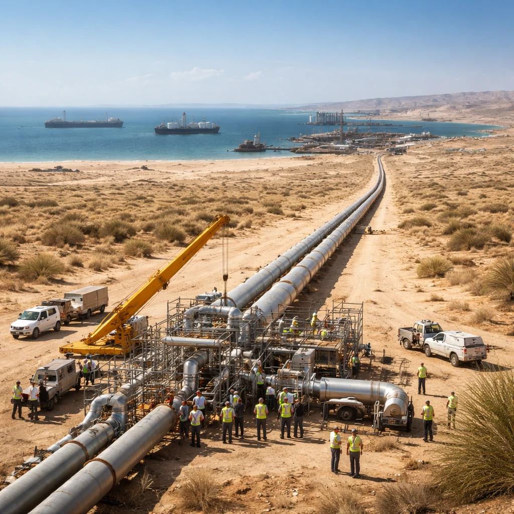 Saudi Reopens Full East-West Pipeline Capacity as Red Sea Exports Rise