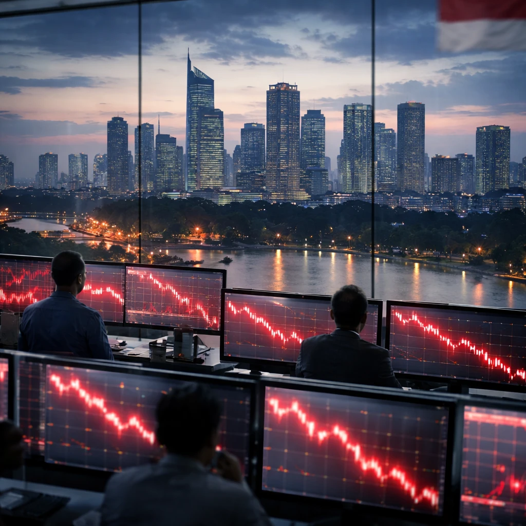 Jakarta Stocks Slide; IDX Composite Falls 3.51% to New 52-Week Low