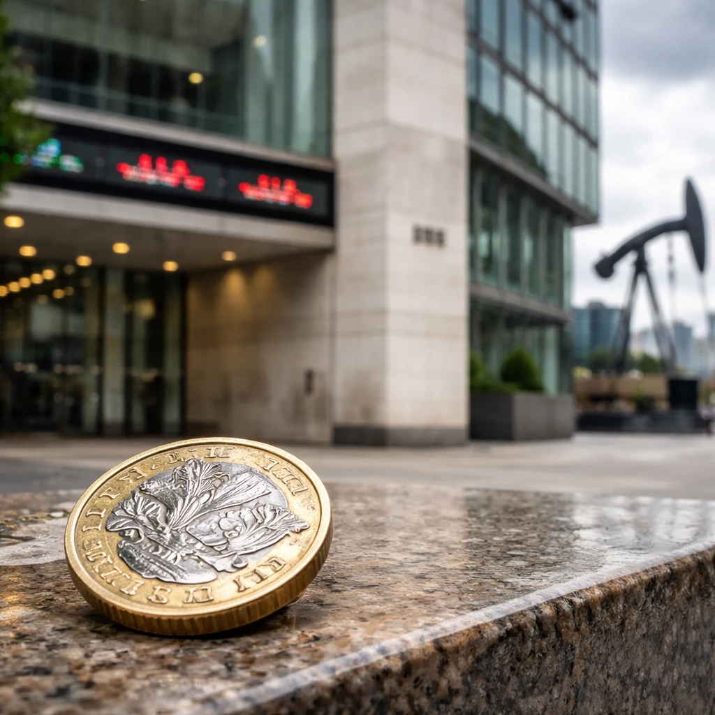 British equities slip as Middle East uncertainty dents oil shares; pound holds firm