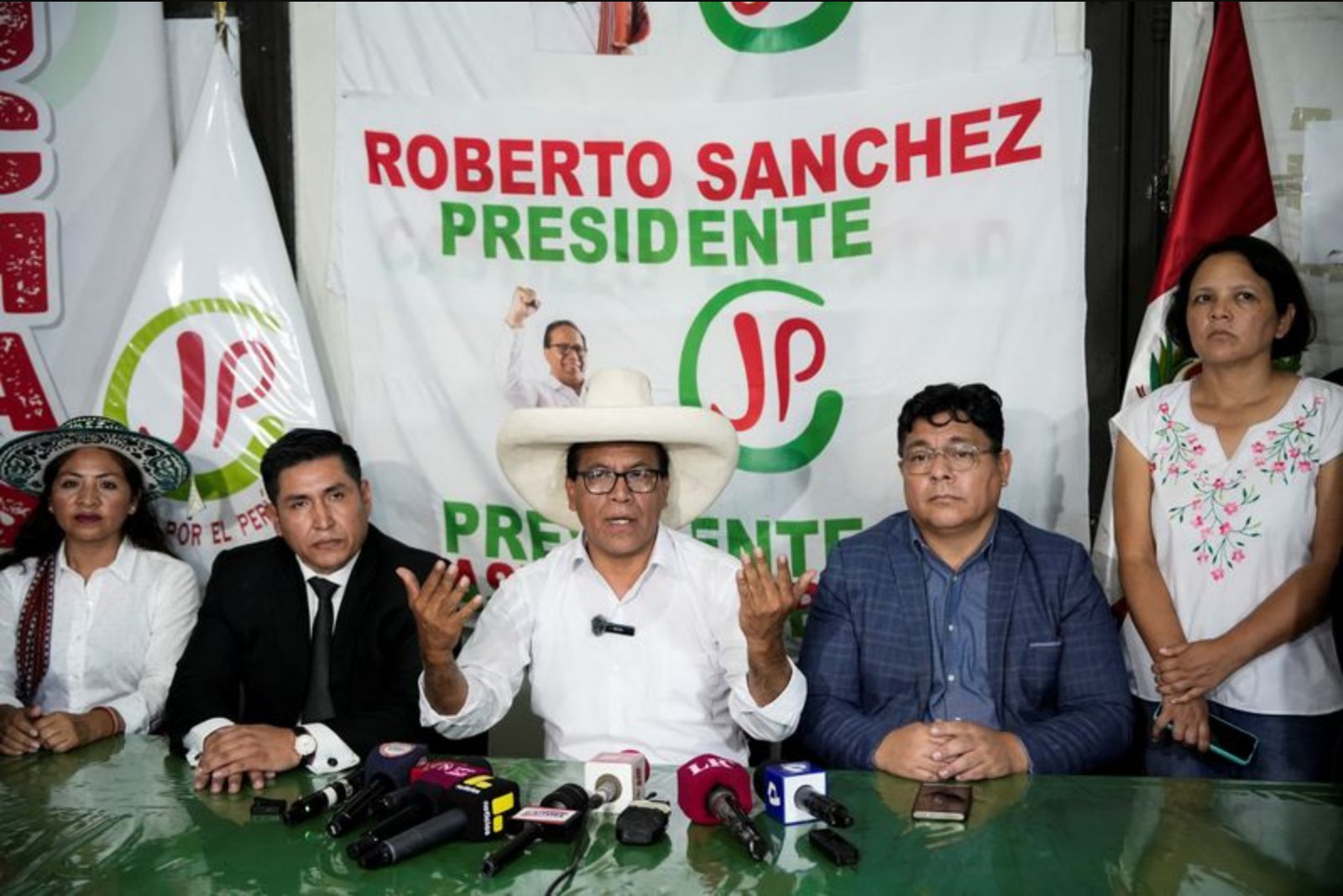 Peru’s vote count tightens as leftist Sanchez narrowly edges far-right rival for runoff slot