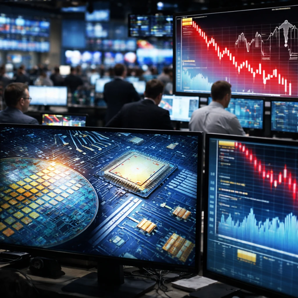 Chipmakers Lead Gains as Energy and Select Industrials Slip in Midweek Trading