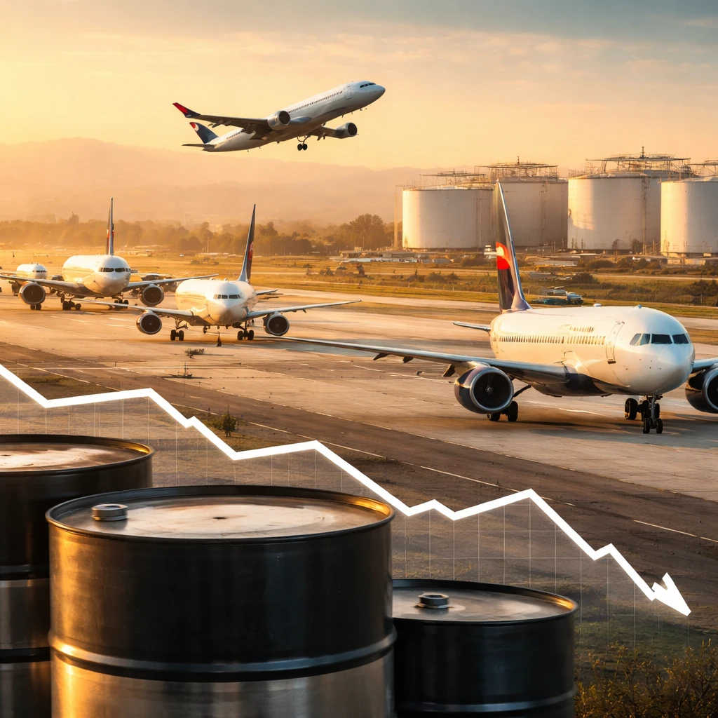 Airline Shares Jump as Oil Plunges After U.S.-Iran Ceasefire; Delta Posts Q1 Beat