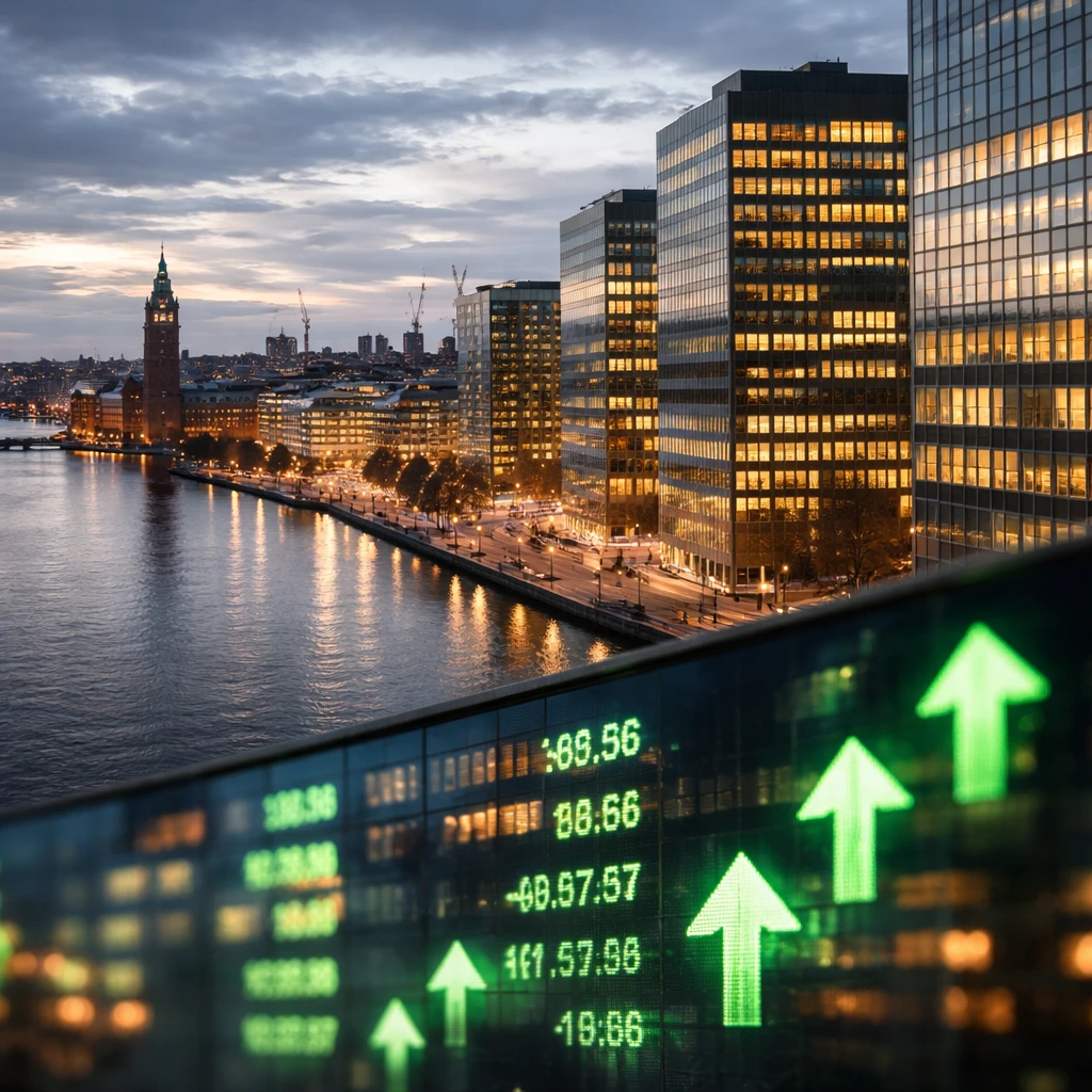 OMX Stockholm 30 Climbs 1.97% as Industrials, Materials and Financials Lead Gains