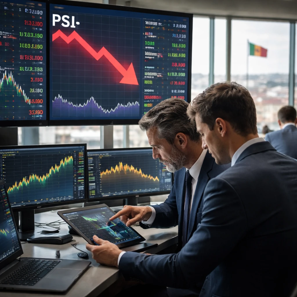 Lisbon Stocks Slip as PSI Drops 1.04% at Monday Close