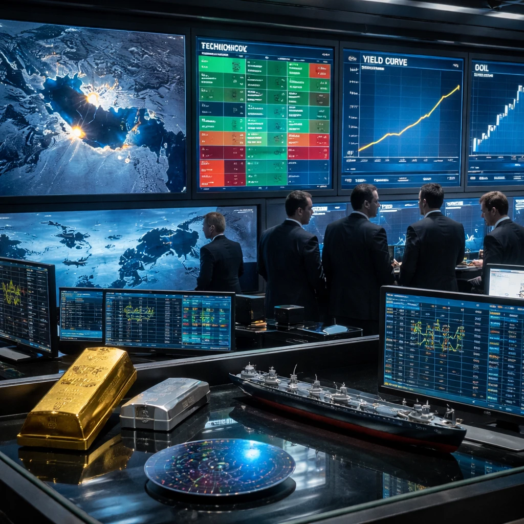 Markets firm into the bell as Hormuz risk stays hot, tech carries the bid, bonds catch a cautious bid