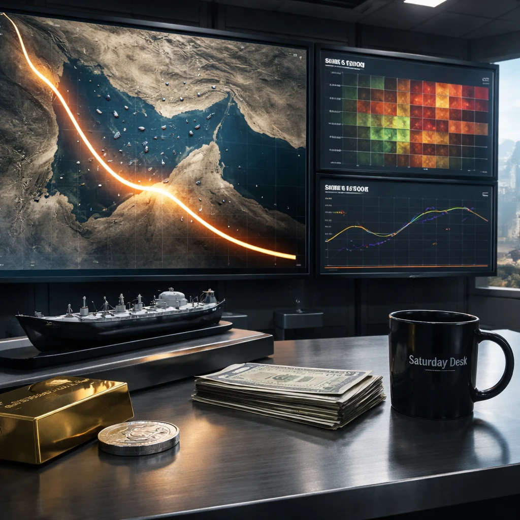 Midday Market: Oil Risk Premium Persists, Yields Ease, Tech Holds the Line