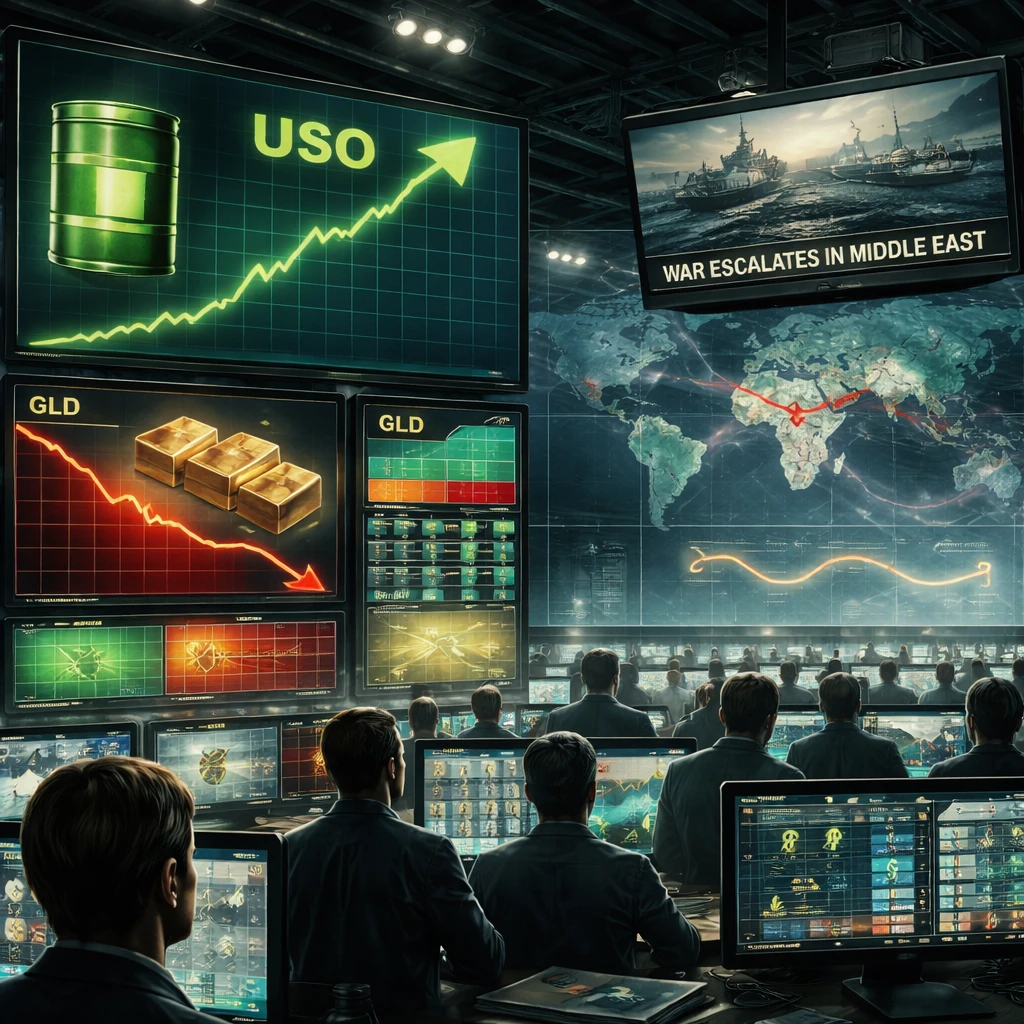 Midday market: Oil spikes, stocks wobble, bonds bid as Hormuz risk tightens its grip