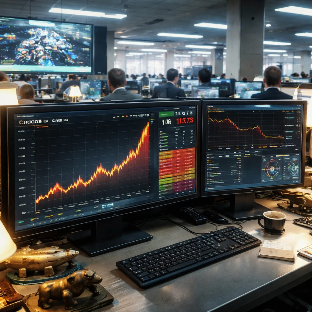 Oil rockets, stocks retreat: small caps take the hit as haven trades firm up