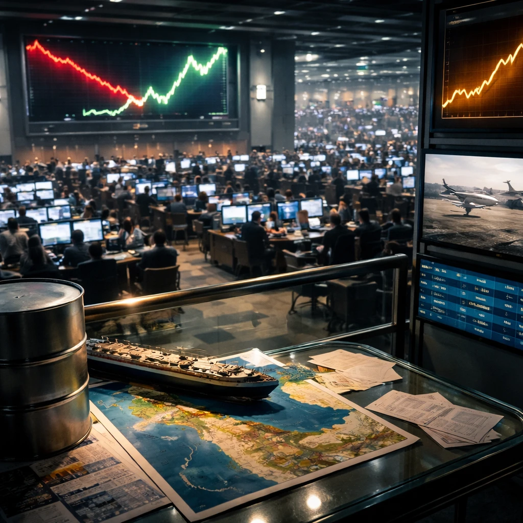 Oil shock squeezes stocks into the open as Treasurys sell off and the dollar firms