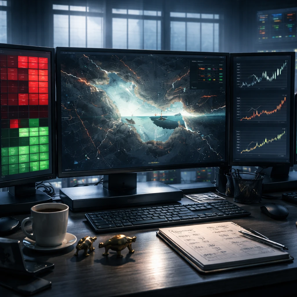 Oil shock steadies at elevated levels, stocks tip lower into the bell as yields grind up