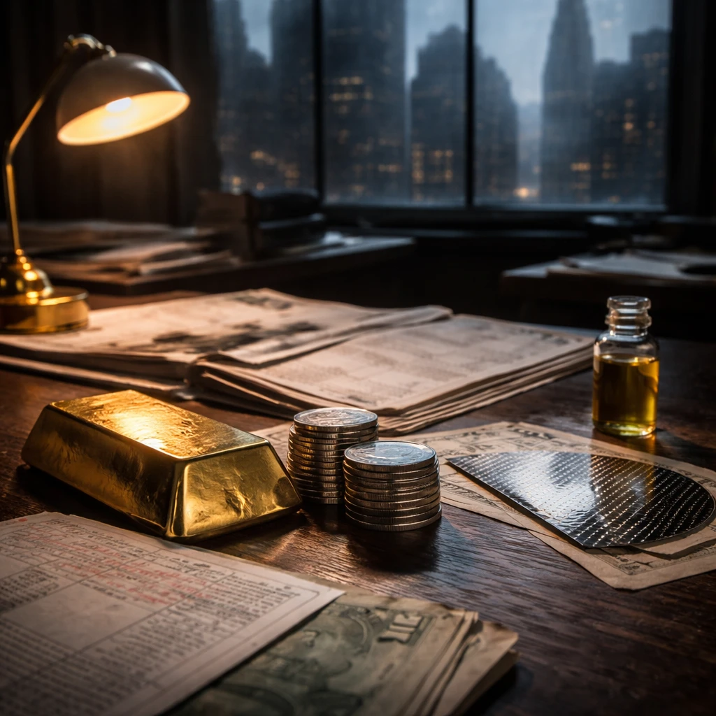 Tariff fog and AI nerves slam the brakes, defensives and gold grab the wheel