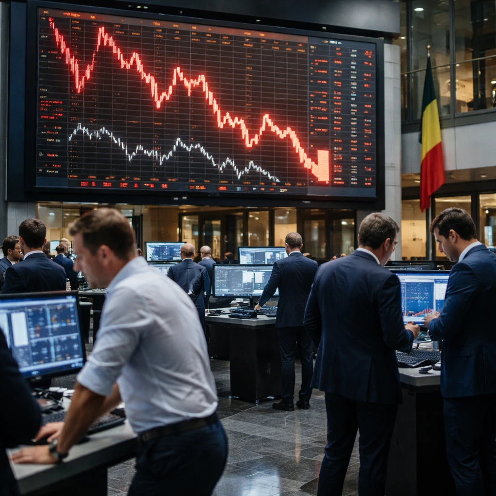 Brussels stocks close lower as BEL 20 drops 1.54%